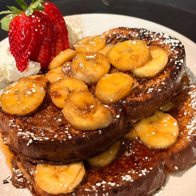Bananas Foster French Toast.